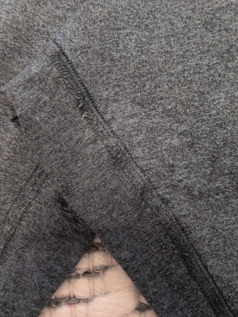 High-Rise Dark Charcoal Gray Leggings for Women - Picture 2 of 4